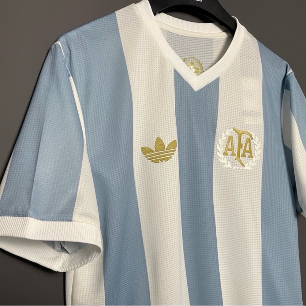 Argentina 50th anniversary Jersey - Light Blue & White - Picture 3 of 3